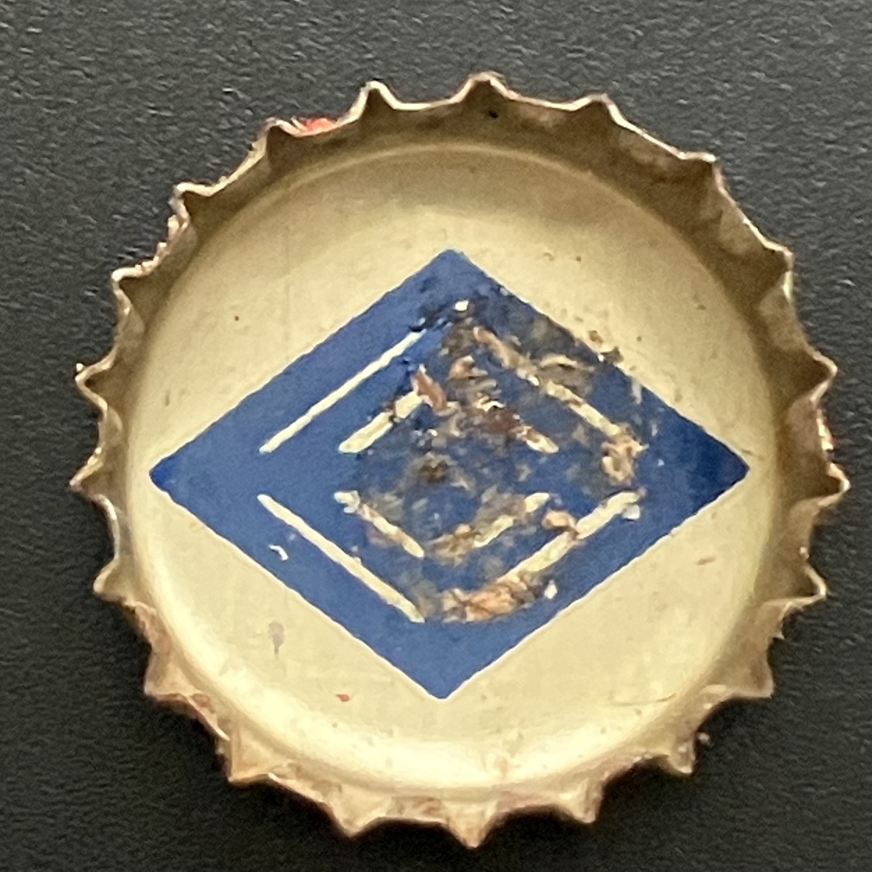crown-cap liner of US Army insignia for Finance Corps