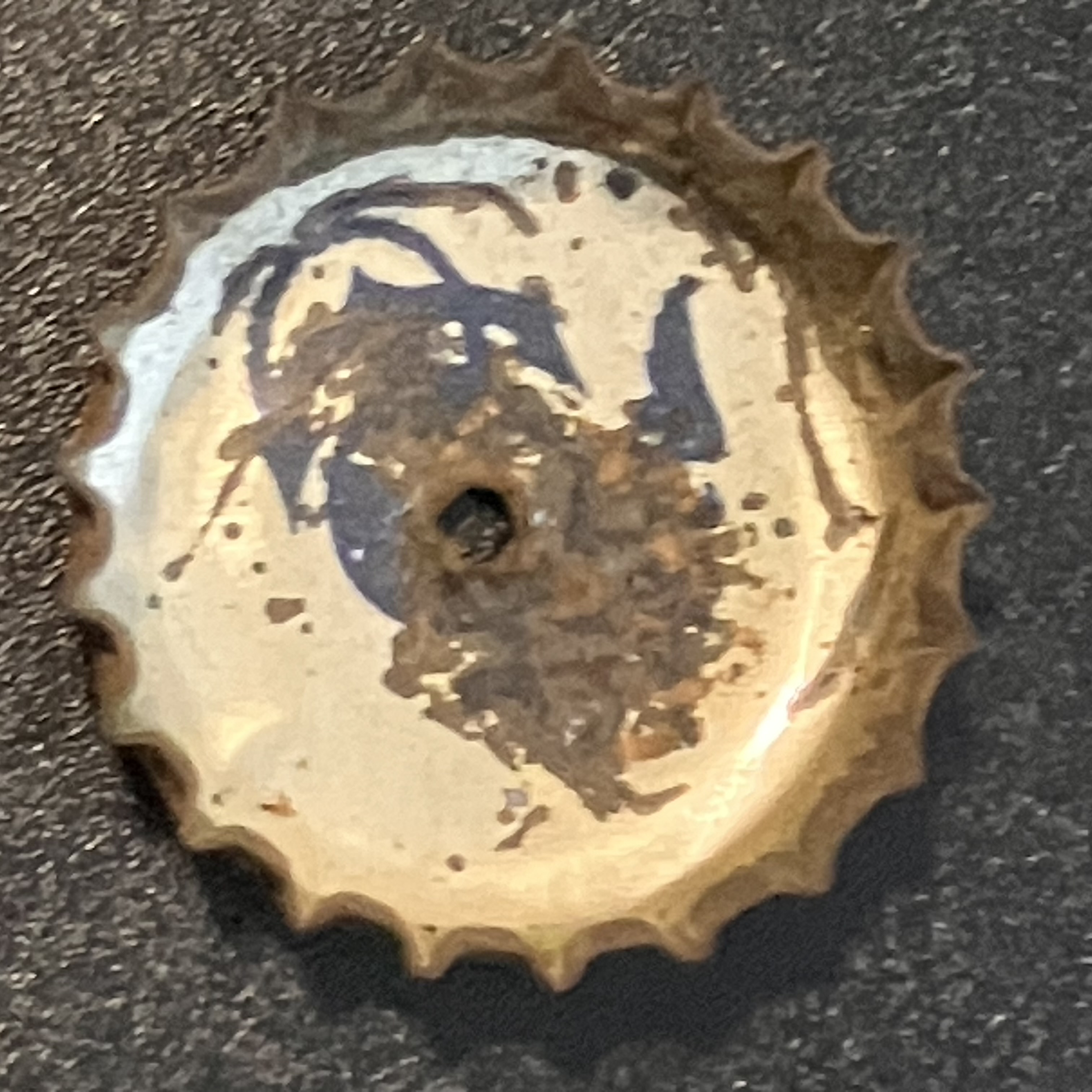 crown-cap liner of unadvertised variant